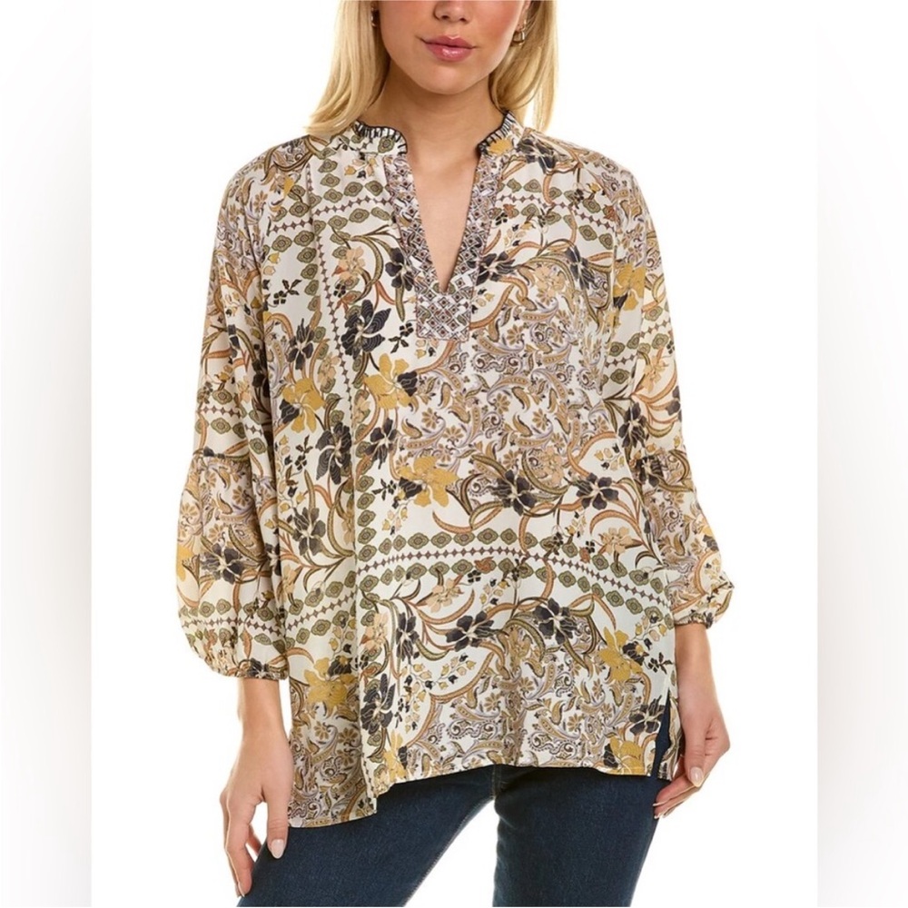 JOHNNY WAS Phoenix Tunic-Style Blouse  NWOT